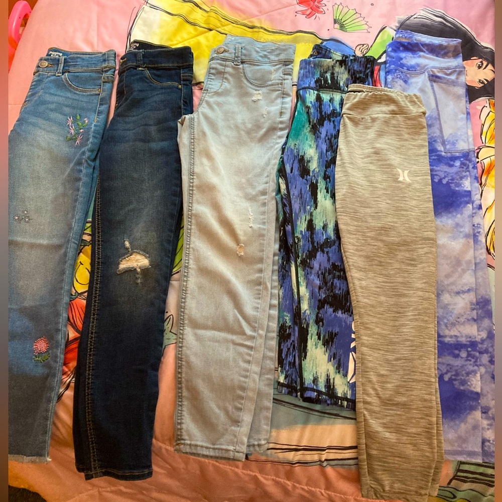 Lot of girls pants size 7/8